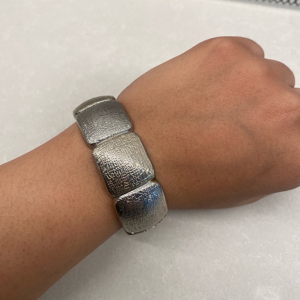 Silver Steel Bracelet